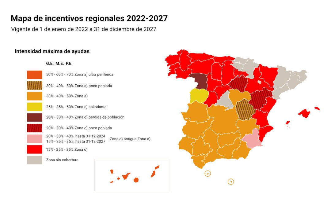 SUBVENCIONES: INCENTIVOS ECONÓMICOS REGIONALES